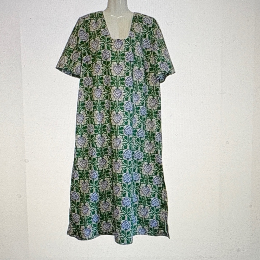 Tuckernuck green and Blue Floral Dress